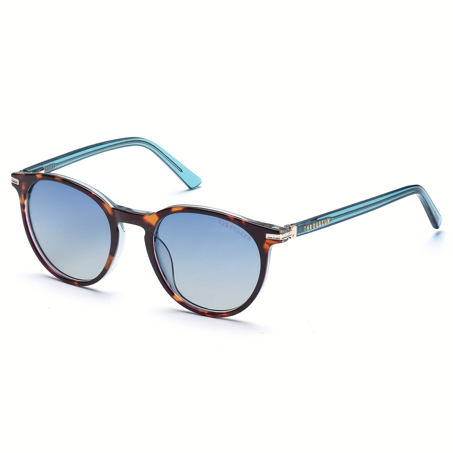 Men's Round Frame Sunglasses UV Protection for Outdoor Sports