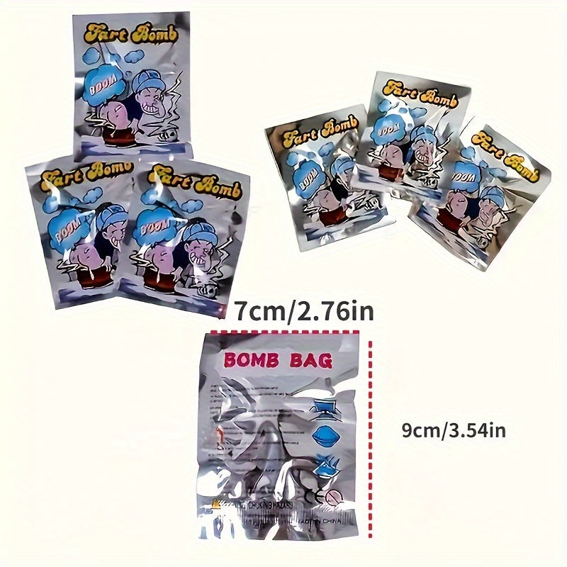 20pcs Stench Fart Bag Prank Colorful Sachet Portable Smelly Novelty Toys
