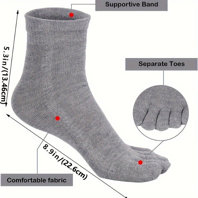 Men's Split Toe Tabi Socks Low Cut Five Toe Novelty