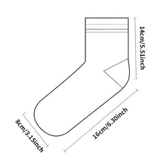 2 Pairs Girls Kids Crew Socks for Autumn Winter