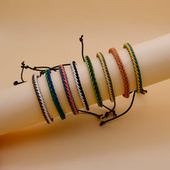 Men's Adjustable Braided Bracelet for 21st Birthday Party