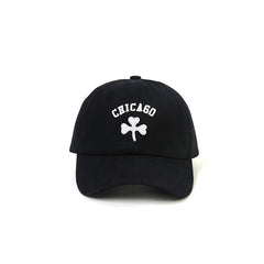 Clover Peaked Cap Soft Top Baseball Cap Couple Hat