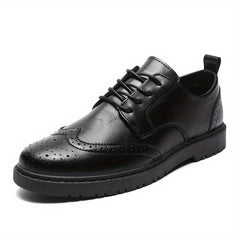 Men's Derby Shoes Brogue Lace-up Front Business Formal