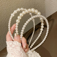 3pcs Faux Pearl Headband Hair Accessories for Wedding Party