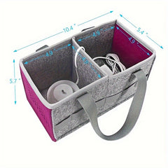 Portable Felt Tote Bag for Outdoor Speaker Storage