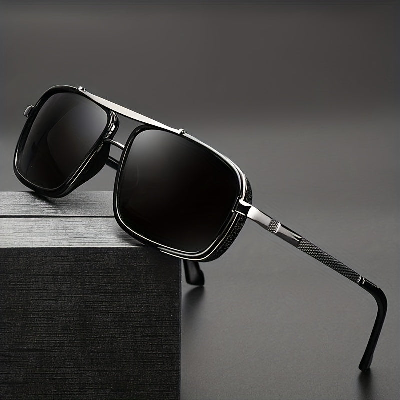 Men's Vintage Steampunk Polarized Sunglasses