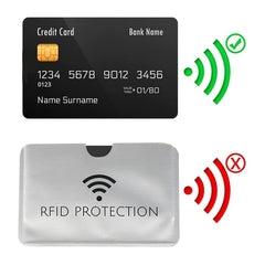 10pcs RFID Blocking Credit Card Holder Waterproof