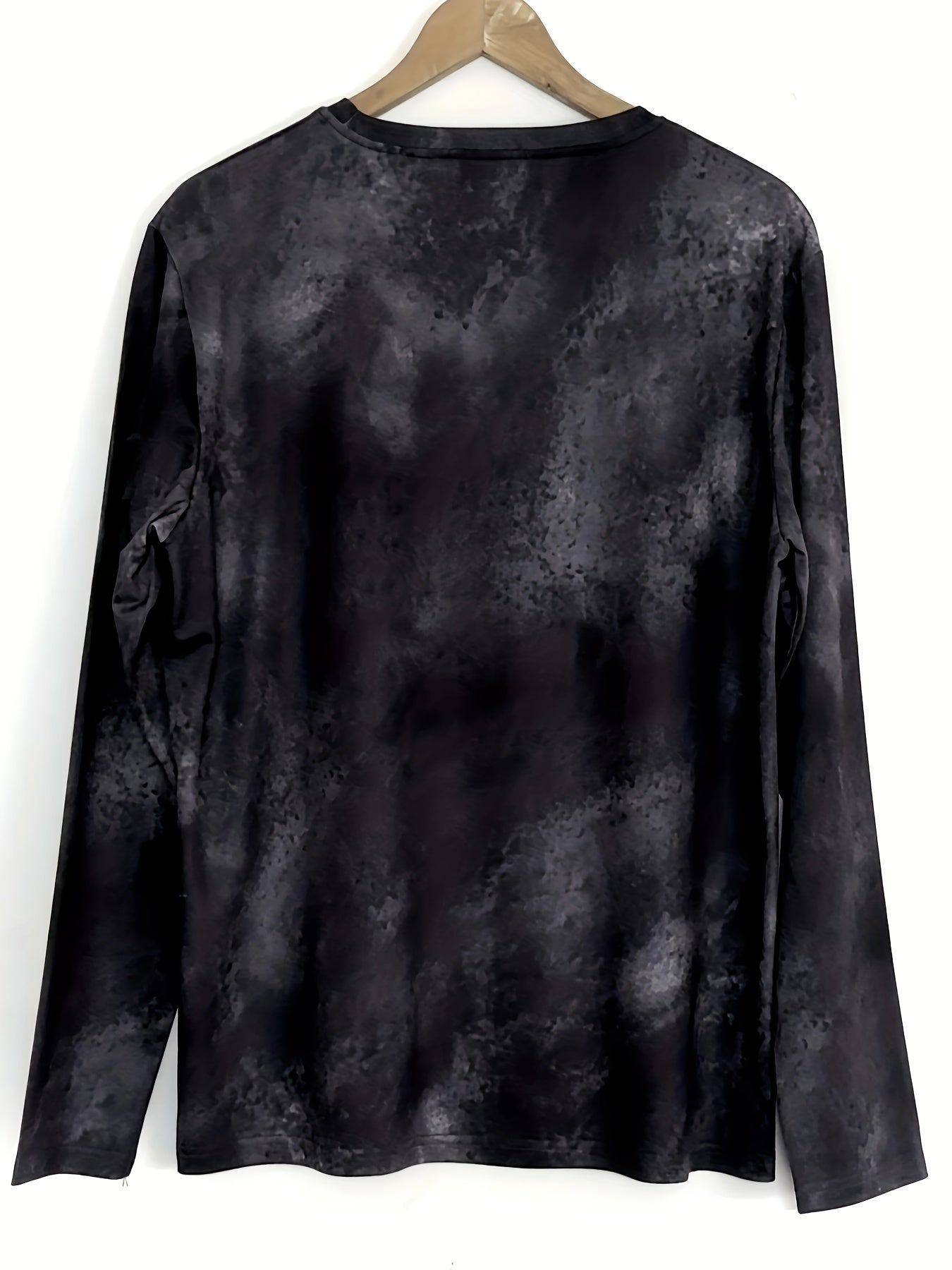 Soldier Digital Print Men's Long Sleeve T-shirt for Autumn