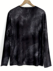 Soldier Digital Print Men's Long Sleeve T-shirt for Autumn