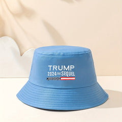 Embroidery Bucket Hat Cotton Sunshade Fisherm