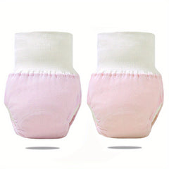 2pcs High Waist Baby Training Pants 6 Layers Gauze Baby Diaper