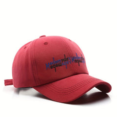 Letter Embroidery Unisex Baseball Cap Solid Dad Hats Sports