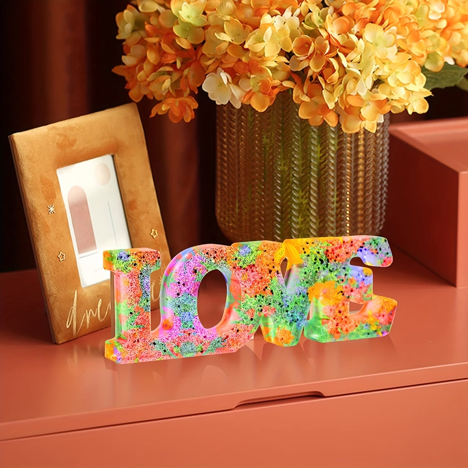Love Silicone Resin Mold Live Love Laugh Epoxy Casting DIY Sign Craft Supplies