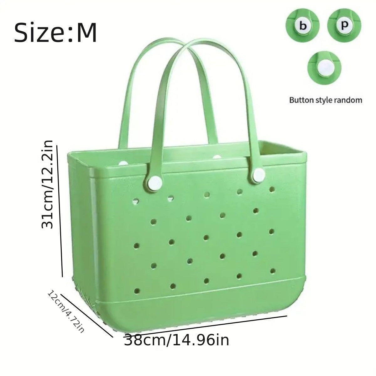 Hollowed Beach Bag Large Capacity Portable Handbag