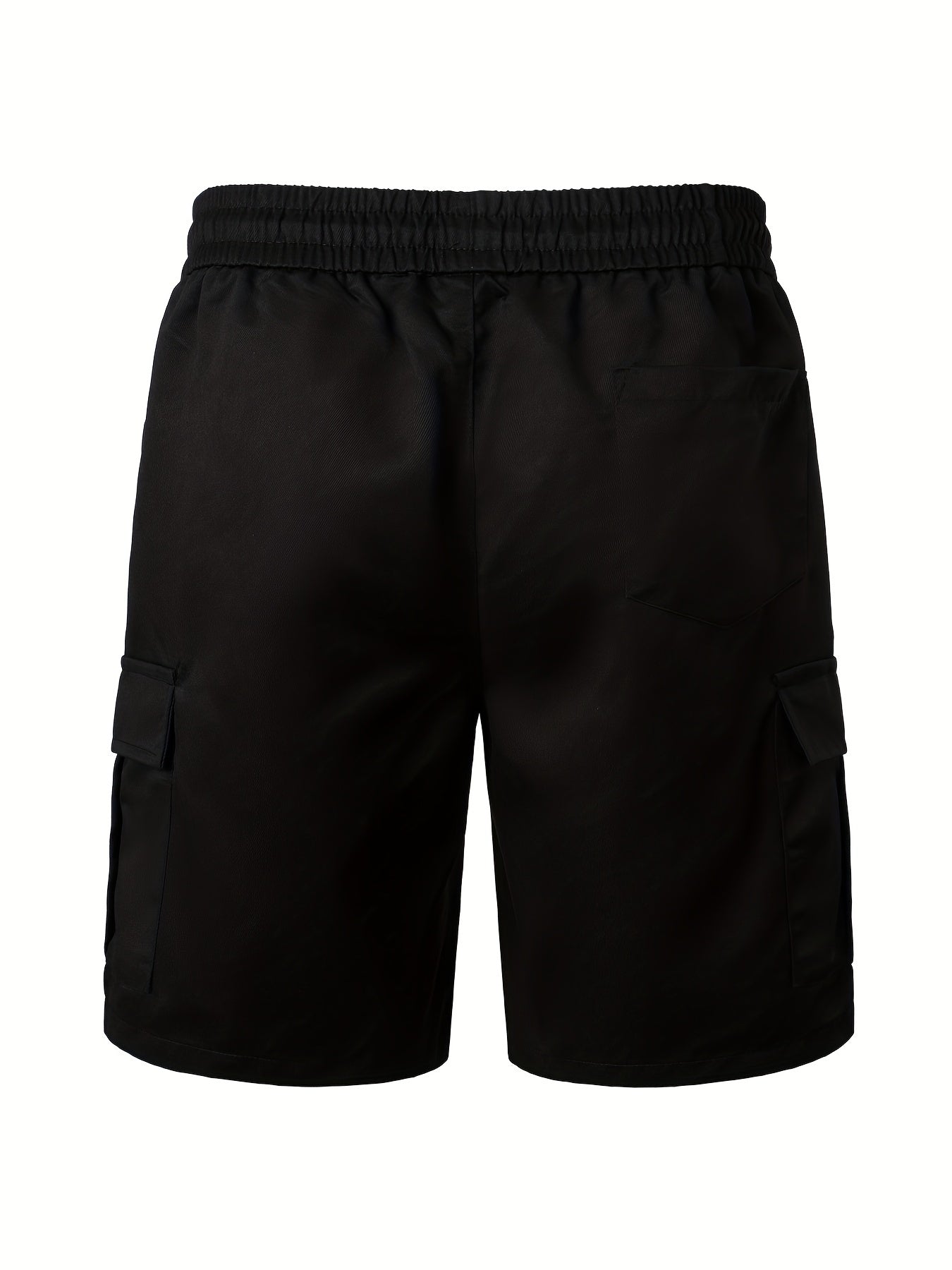Men's Casual Pocket Waist Drawstring Cargo Shorts For Summer Outdoor Activities