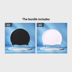 Unisex Silicone Swim Cap Waterproof Non Slip Elastic Men Women