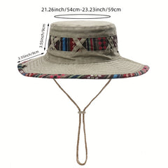 Unisex Denim Basin Hat Outdoor Sun Protection Cowboy Hat