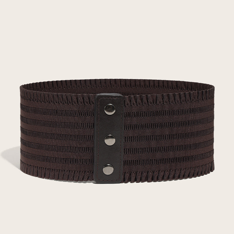 Women's Stretchy Dress Belts Elastic Corset Waistband