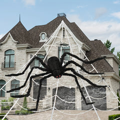 Halloween Spider Web Giant Round Silk Large Spider Web Hanging Net Bar Decor