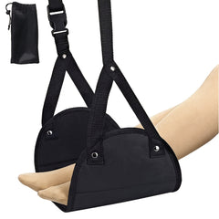 Airplane Footrest Portable Adjustable Strap Lightweight Leg Rest