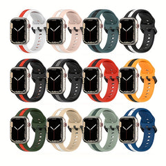2pc Silicone Strap For Smart Watch Gift