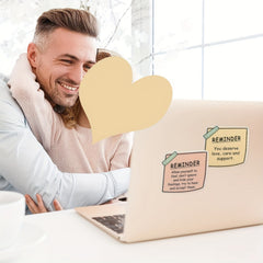 24pcs Mental Health Reminder Stickers Waterproof Self-Adhesi