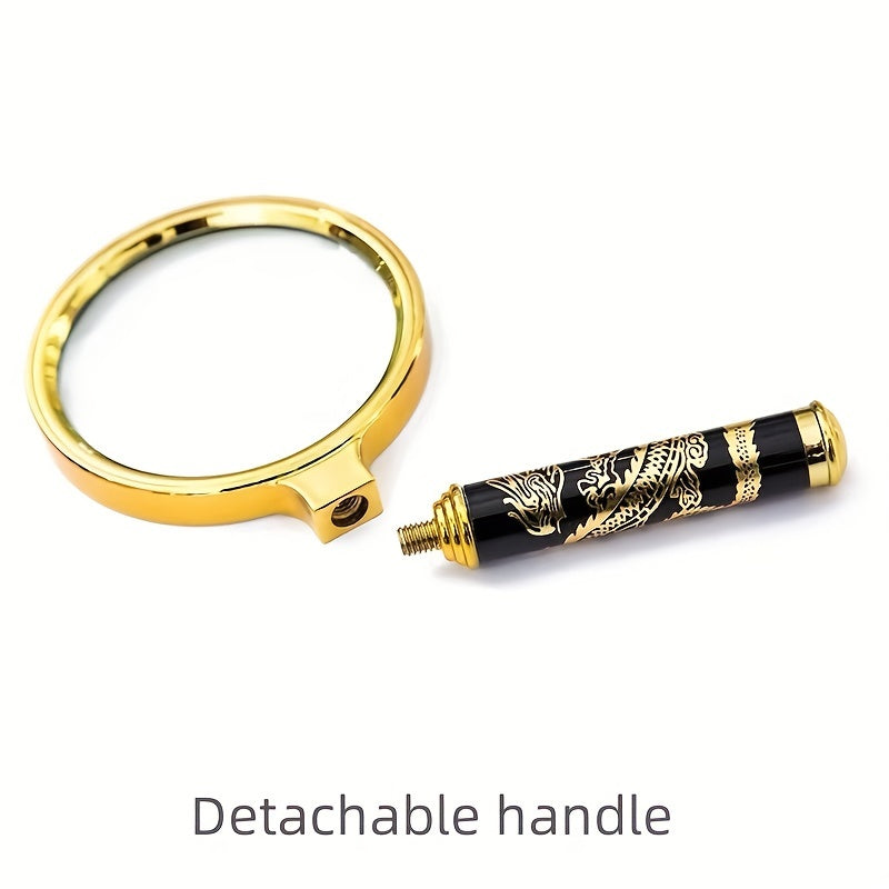 Dragon Pattern Handle Magnifying Glass