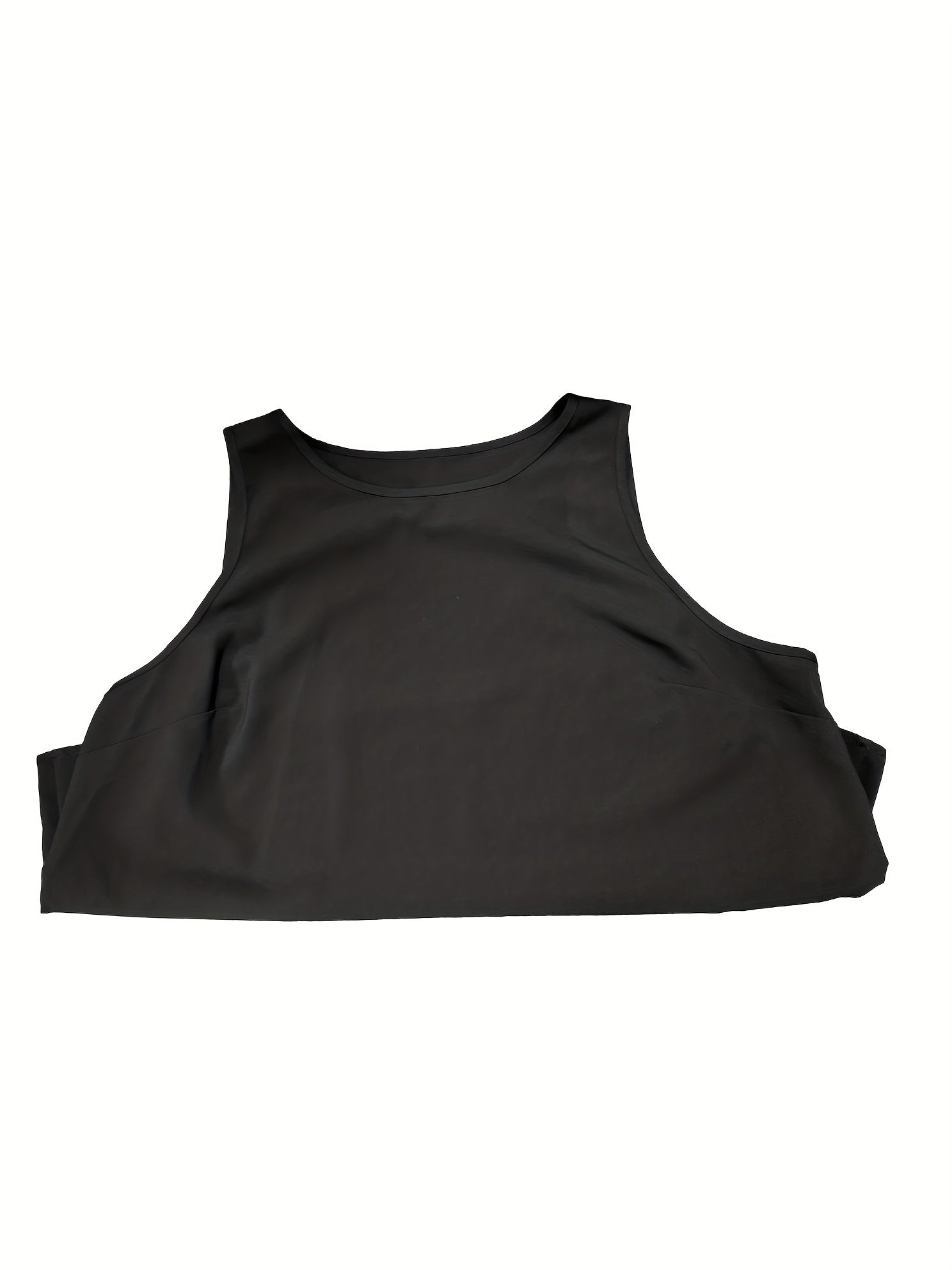  Solid Tank Top & Wide Leg Pants Set