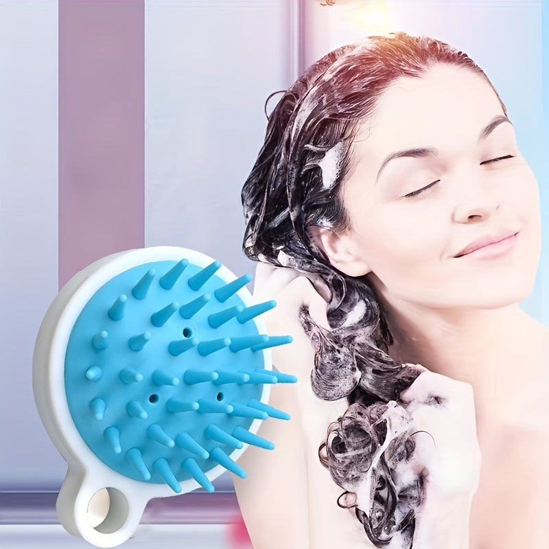 Silicone Shampoo Brush Scalp Massage and Hair Cleaning Comb