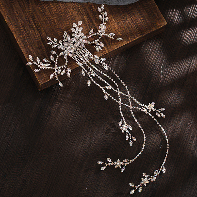 Crystal Long Hair Comb Rhinestone Wedding Accessories