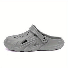 Men's Lightweight Comfy Clogs Hollow Out Non Slip Garden Shoes