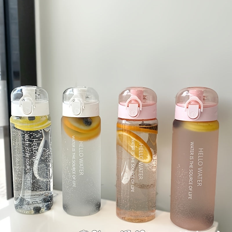 780ml Frosted Water Bottle for School Outdoor Fitness Stay Hydrated