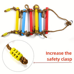 Rope Ladder Climbing Game Swing Tree House Playground Set