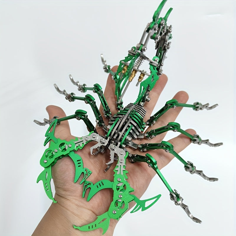 Scorpio 3D Metal Puzzle DIY Kit in Pink Purple Red Green Golden