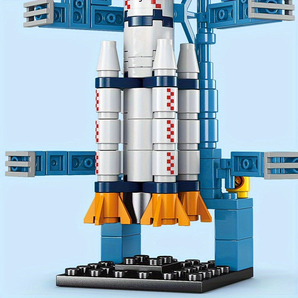 Space Rocket Building Blocks Rocket Model Assembled Building Block Toys