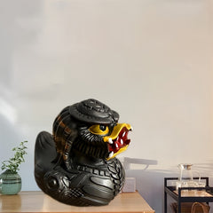 Whimsical Evil Duck Resin Figurine Desk Decor
