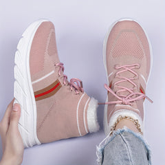 Women's Winter Running Shoes Plush Inner Thermal Outdoor Sneakers
