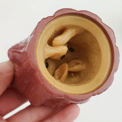 Cuddly Squirrel Squeeze Decompression Toy & Pen Holder Brown