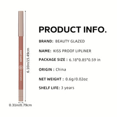 BEAUTY GLAZED 10 Colors Lip Liner Waterproof Matte Lip Pencil