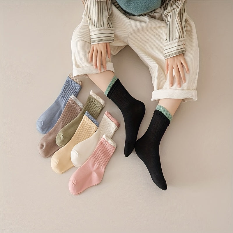 Girls Kids Vintage Socks Warm Comfy Versatile Children s Socks