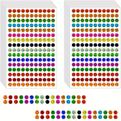 3520pcs Colorful Coding Labels 1/4" Dot Stickers 16 Colors