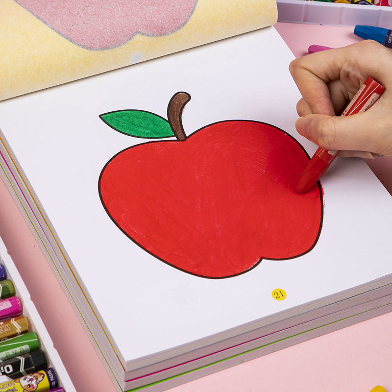 160-Page Kids' Coloring Book with Animal Illustrations & More