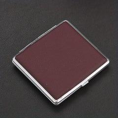 Leather Cigarette Pack 20 Split Tight Band Men's Storage Box