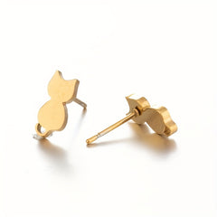 Stainless Steel Animal Stud Trinkets Earrings