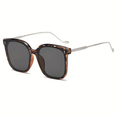 Men Square Frame Sunglasses UV Protection Summer Sunglasses