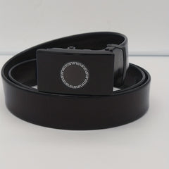 Men's Circle Pattern PU Business Casual Belt
