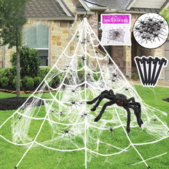 Halloween Spider Triangular Spider Web Chamber Of Secrets Party Props