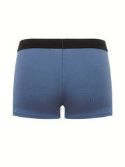 4 Pack Plus Size Boyshort Panties Set Solid Women's Underwear