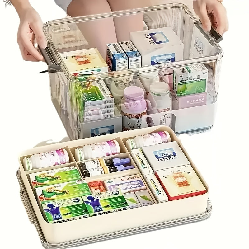 Large Capacity Medicine Storage Box, Safe and Leak-proof