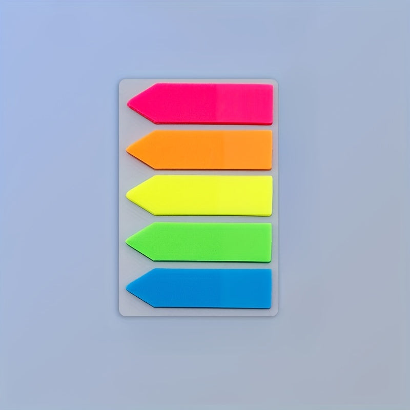 500 Sheets PET Fluorescent Index Stickers Student Creative Mark